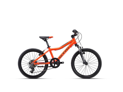 CTM JERRY 2.0 gyermek kerékpár, 7 sebességes, matt neon red színben - 2023