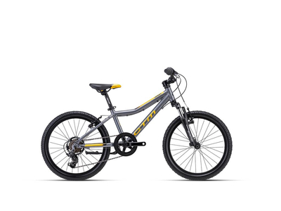 CTM JERRY 2.0 gyermek kerékpár, 7 sebességes, dark grey/mango színben - 2023