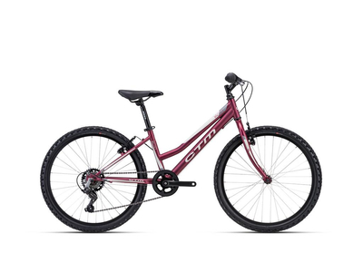CTM MONY gyermek kerékpár, 7 sebességes, matt dark pink pearl színben - 2023