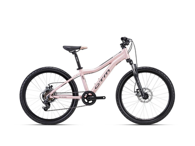 CTM ROCKY 3.0 gyermek kerékpár, 7 sebességes, matt light pink színben - 2023