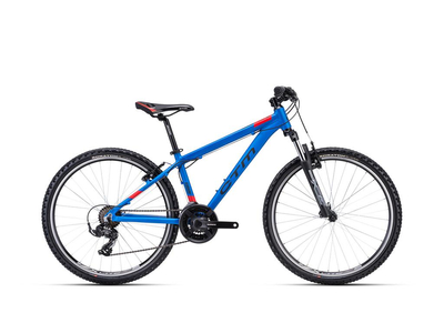 CTM TERRANO 1.0 junior kerékpár, 21 sebességes, matt blue/red színben - 2023