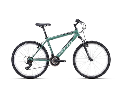 CTM AXON MTB kerékpár 26" matt sötétzöld/fekete, méret: S (15")