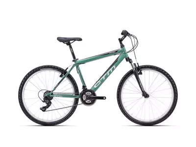 CTM AXON MTB kerékpár 26" matt sötétzöld/fekete, méret: M (17")