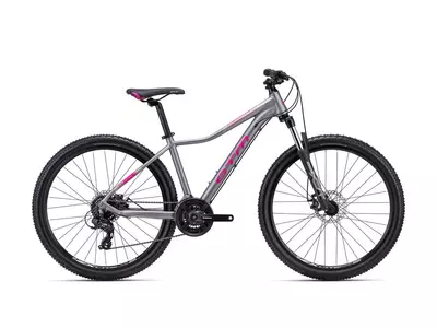 CTM CHARISMA 2.0 MTB női kerékpár 27,5" matt sötétszürke/pink, méret: L (18")