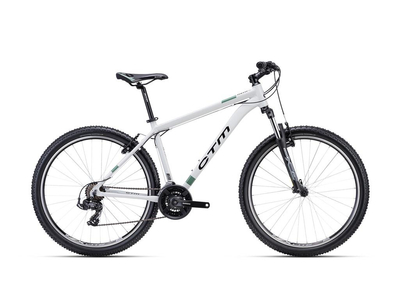 CTM REIN 1.0 MTB kerékpár, 21 sebességes, concrete white/dark green színben - 2023 - 