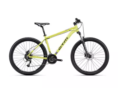 CTM REIN 3.0 MTB kerékpár 27,5" gyöngyház citromsárga/szürke, méret: M (16")