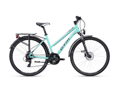 CTM MAXIMA 3.0 TREK trekking kerékpár, 24 sebességes, matt  turquoise színben - 2023 - női