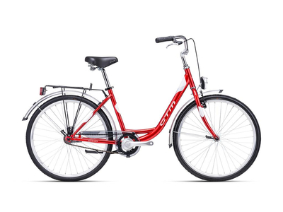 CTM OLIVIA 1.0 CITY/Városi kerékpár, 1 sebességes, red pearl színben - 2023 - női