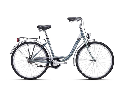CTM OLIVIA 1.0 CITY/Városi kerékpár, 1 sebességes, silk green színben - 2023 - női
