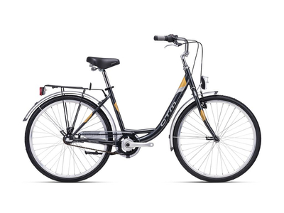 CTM OLIVIA 3.0 CITY/Városi kerékpár, 3 sebességes, dark anthracite pearl/gold színben - 2023 - női
