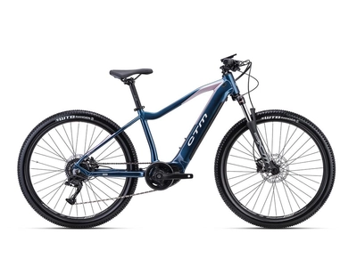 CTM RUBY MTB női e-bike kerékpár 27,5" galaktikus kék/antik rózsaszín, méret: M (16")