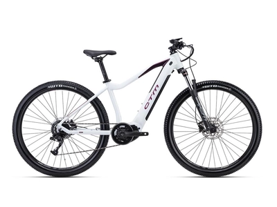CTM RUBY MTB női e-bike kerékpár 29" gyöngyház fehér/lila, méret: M (16")