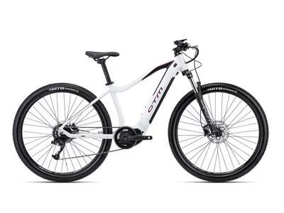 CTM RUBY MTB női e-bike kerékpár 29" gyöngyház fehér/lila, méret: L (18")