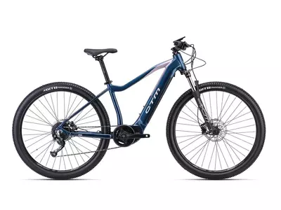 CTM RUBY MTB női e-bike kerékpár 29" galaktikus kék/antik rózsaszín, méret: L (18")