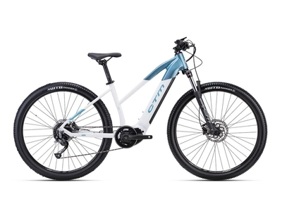 CTM RUBY X MTB női e-bike kerékpár 29" gyöngyház fehér/szürkéskék, méret: L (18")
