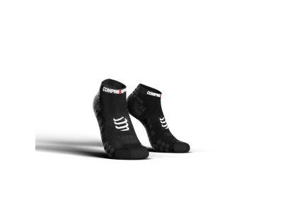 Compressport Pro Racing Socks v3.0 Run fekete titokzokni T1