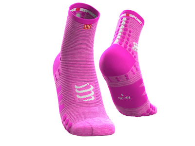 Compressport Pro Racing Socks v3.0 Run pink-melange bokazokni T1