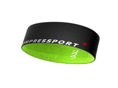 Compressport Free Belt fekete-zöld sportöv, futóöv XL/XXL