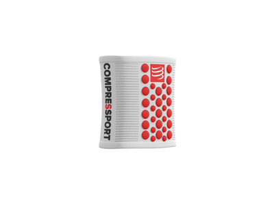 Compressport Sweatbands 3D.Dots WHITE/RED