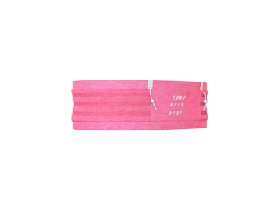 Compressport Free Belt Pro pink professzionális futóöv, sportöv M/L