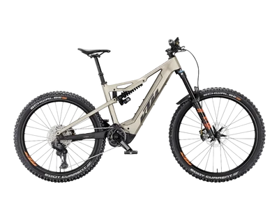 KTM MACINA PROWLER PRESTIGE 750 Di2 FÉRFI Összteleszkópos elektromos MTB kerékpár - PLATIN BRONZE+BLACK MATT - több méretben