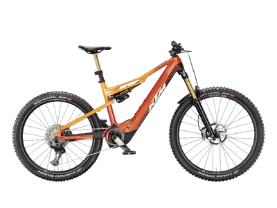 KTM MACINA KAPOHO EXONIC CX-R Di2 FÉRFI Összteleszkópos elektromos MTB kerékpár - BURNT'FRESH ORANGE+CARBON - több méretben