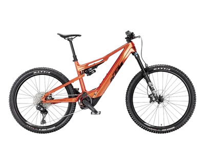 KTM MACINA KAPOHO ELITE Di2 FÉRFI Összteleszkópos elektromos MTB kerékpár - BURNT ORANGE - több méretben