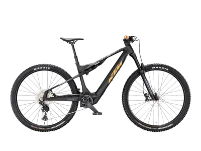 KTM MACINA SCARP SX ELITE FÉRFI Összteleszkópos elektromos MTB kerékpár - FLAMING BLACK MATT - több méretben
