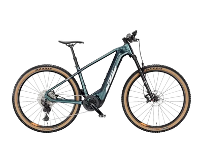 KTM MACINA TEAM 791 FÉRFI 29" Elektromos MTB kerékpár - GREEN PURPLE FLIP MATT - több méretben