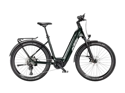 KTM MACINA AERA 872 LFC UNISEX Elektromos MTB kerékpár - SMARAGD BLACK - több méretben