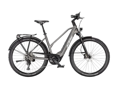 KTM MACINA GRAN 810 NŐI Elektromos trekking- túra kerékpár - MACHINE GREY MATT - több méretben