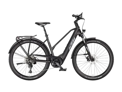 KTM MACINA GRAN 820 NŐI Elektromos trekking- túra kerékpár - DIAMOND BLACK MATT - több méretben
