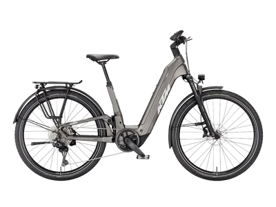 KTM MACINA STYLE FS PRIME Di2 UNISEX Elektromos összteleszkópos MTB kerékpár - MACHINE GREY MATT - több méretben