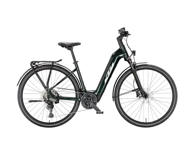 KTM MACINA SPORT SX 20 UNISEX Elektromos trekking- túra kerékpár - SMARAGD BLACK - több méretben