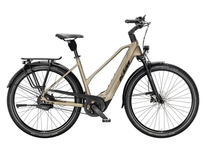 KTM MACINA CITY 810 BELT NŐI Elektromos városi kerékpár - OLIVE PEARL MATT - több méretben