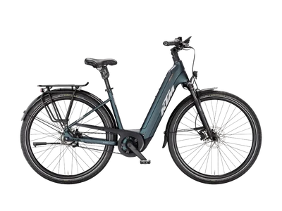 KTM MACINA CITY 820 XL BELT UNISEX Elektromos városi kerékpár - DARK SEA MATT - több méretben