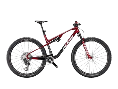 KTM SCARP EXONIC FÉRFI Összteleszkópos MTB kerékpár - CARBON CRYSTAL RED - több méretben