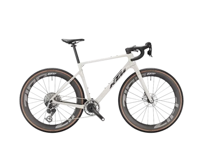 KTM GRAVELATOR EXONIC FÉRFI Gravel kerékpár - ORANGE-STAINED WHITE - több méretben