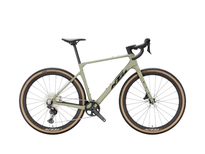 KTM GRAVELATOR ELITE FÉRFI Gravel kerékpár - CARGO GREEN MATT - több méretben