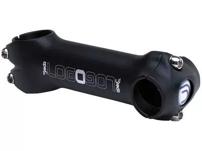 LOGO stem 60 mm, BLACK, AL 6061, for 26mm h-bar, 80° (+/-10°)        