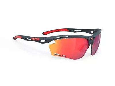 PROPULSE CHARCOAL/MULTILASER RED kerékpáros szemüveg