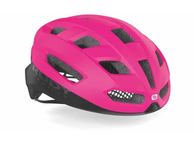 Kerékpáros bukósisak SKUDO PINK FLUO-BLACK L 59-61