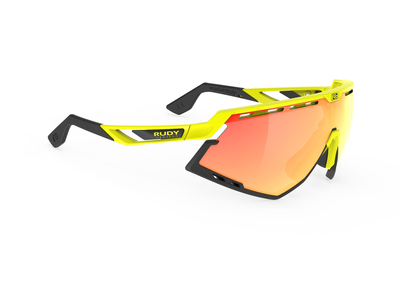 DEFENDER YELLOW FLUO-BLACK BUMPERS/MULTILASER ORANGE kerékpáros szemüveg