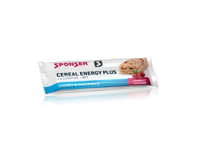 Sponser Cereal Energy Plus müzliszelet 40g, Áfonya