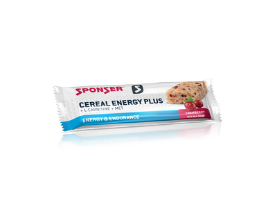 Sponser Cereal Energy Plus müzliszelet 40g, Áfonya