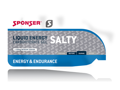 Sponser Liquid Energy Salty energia gél, 35g