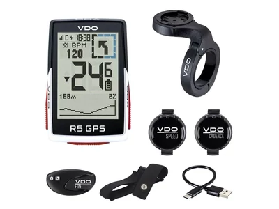 VDO R5 GPS Szett (pedálfordulat,pulzus,sebesség szenzor)