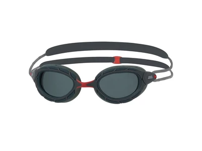 Zoggs Predator Polarized – Black Red Smoke úszószemüveg