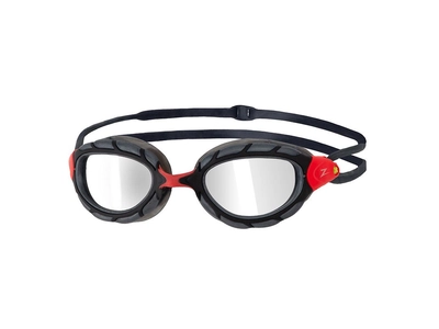 Zoggs Predator Titanium Black Red úszószemüveg