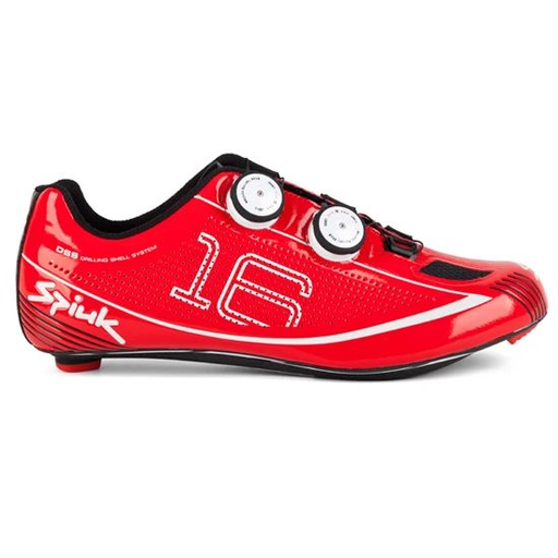 Országúti kerékpáros cipő - CARBON - 41-es - Spiuk 16RC - piros